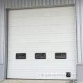 Запечатанная промышленная дверь секции для склада
